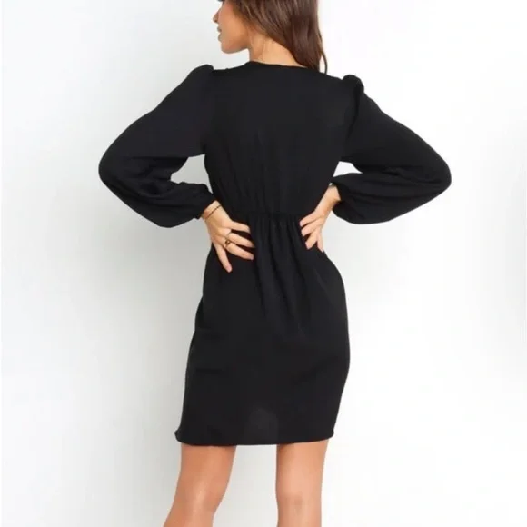 Petal & Pup Black Long Sleeve Dress - Picture 2 of 6
